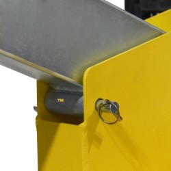 Zoom sur le chariot et la potence du Potence pour chariot élévateur- télescopique articulée 2.5 tonnes