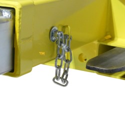 Zoom sur la chaîne de la Potence pour chariot élévateur- télescopique fixe 4.5 tonnes