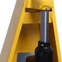 Vue de la structure de la transpalette semi-électrique haute levée 1000 kg fourches 1500 mm