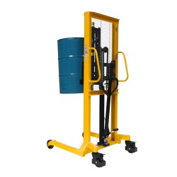 Vue du gerbeur lève fût 400 kg levée 1450 mm