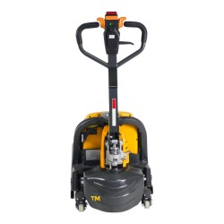Vue de face du transpalette électrique Premium 2000 kg batterie lithium 48/20 V/Ah