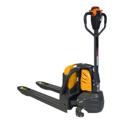 Vue générale du transpalette électrique Premium 1500kg fourches 1150 mm batterie lithium 40 Ah