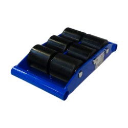 Vue de 3/4 du patin rouleur 6 Tonnes