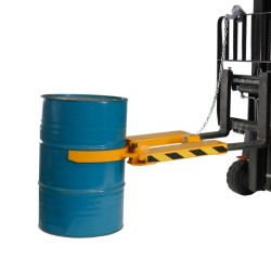 Vue générale de la pince à fûts 340 kg pour chariot élévateur
