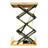 Vue générale de la table élévatrice électrique Triple ciseaux 2000kg Plateau 1700x1000mm Levée 3000mm 220V