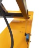 Vue des ciseaux de la table élévatrice électrique 2000kg Plateau 2700x800mm 380 Volts triphasé
