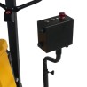 Vue des commandes du transpalette haute levée électrique monocylindre à niveau constant 1500kg