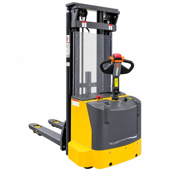 Vue générale du gerbeur électrique levée libre 4500mm 1600kg