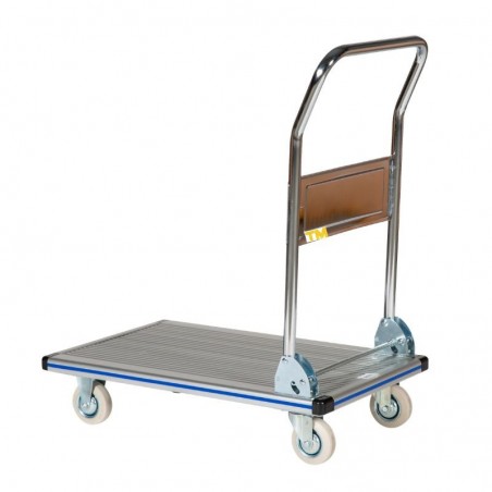 Chariot pliable métal 250 kg avec plateau aluminium