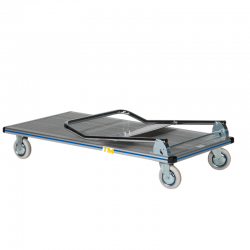 Chariot de Manutention en aluminium Plateau 1200 x 610 mm 300kg