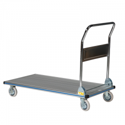 Chariot de Manutention en aluminium Plateau 1200 x 610 mm 300kg