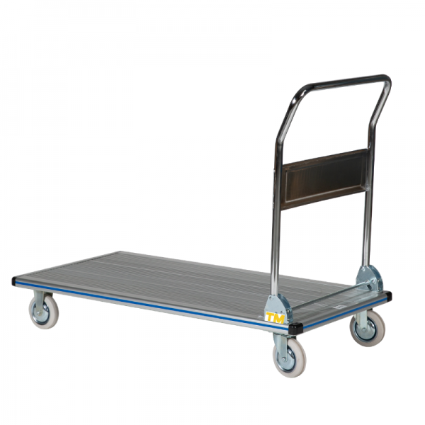 Chariot de Manutention en aluminium Plateau 1200 x 610 mm 300kg