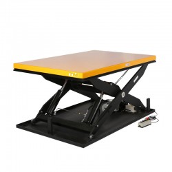 Table élévatrice électrique 2500kg Plateau 1830x1220mm 380 Volts position mi haute