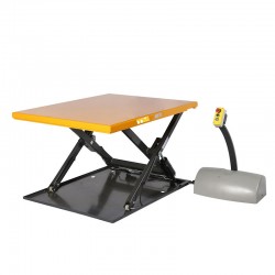 Table élévatrice électrique extraplate 1000kg Plateau 1450x1140mm 220 Volts position haute