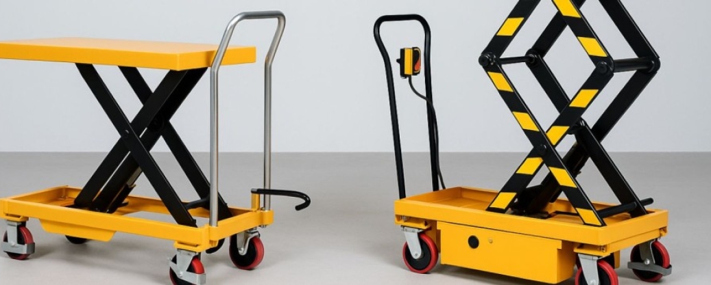 Comparatif express : table élévatrice manuelle vs électrique